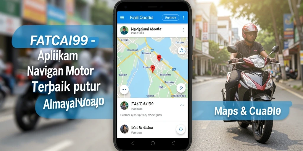 Antarmuka pengguna FATCAI99 menampilkan peta navigasi motor yang intuitif.