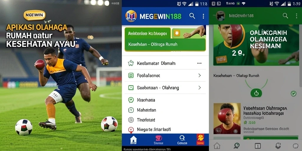 Antarmuka MEGEWIN188 yang intuitif dan mudah digunakan untuk olahraga rumah.