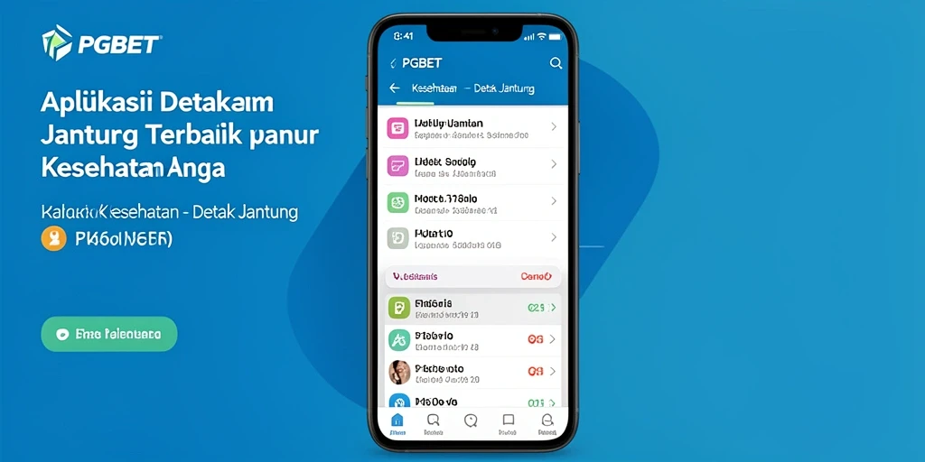 Tampilan antarmuka PGBET yang menarik untuk pemantauan Detak Jantung.
