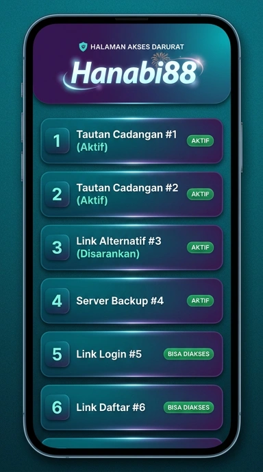 Tampilan link alternatif hanabi88